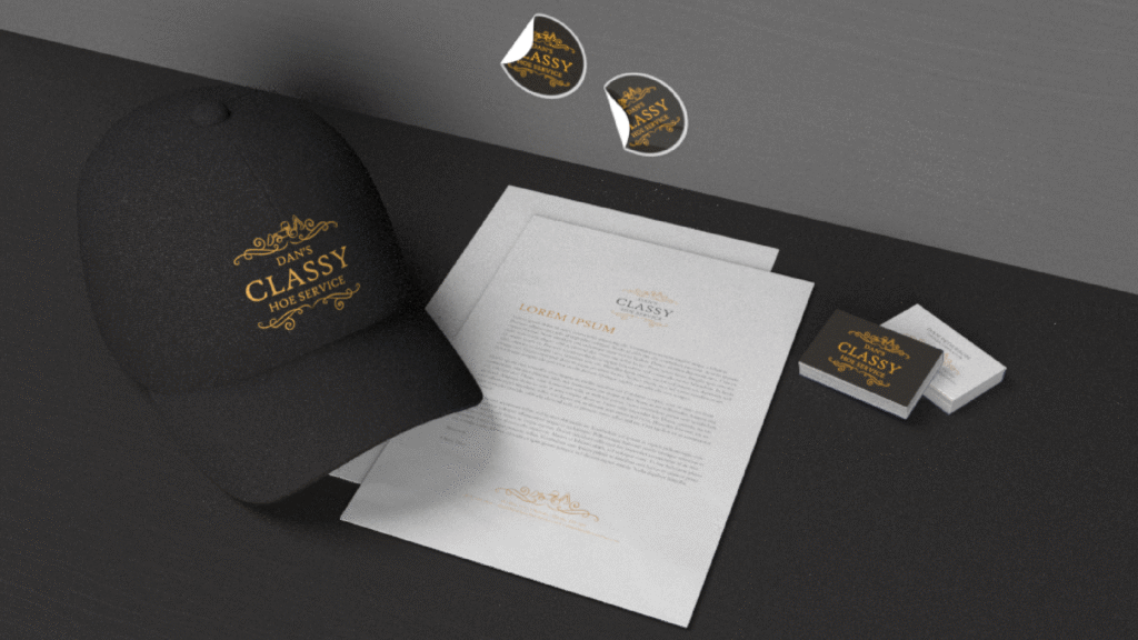 Brand work sample by MWK Marketing & Design.